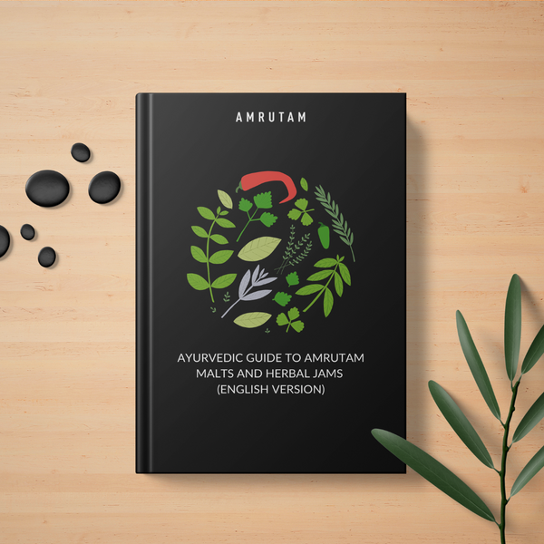 Ayurvedic Guide to Amrutam Malts and Herbal Jams in English | E-Book