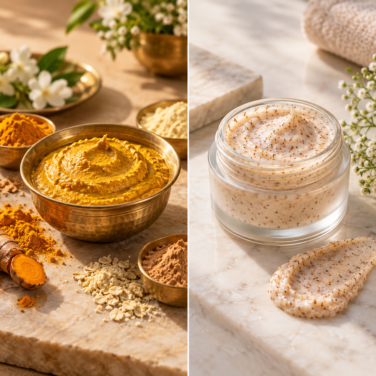 Fave Scrub Ubtan vs Face Scrub: Which Is Better for Your Skin? – Amrutam