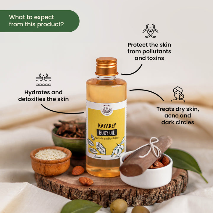Kayakey Body Oil | Ayurvedic Blend For Body Massage