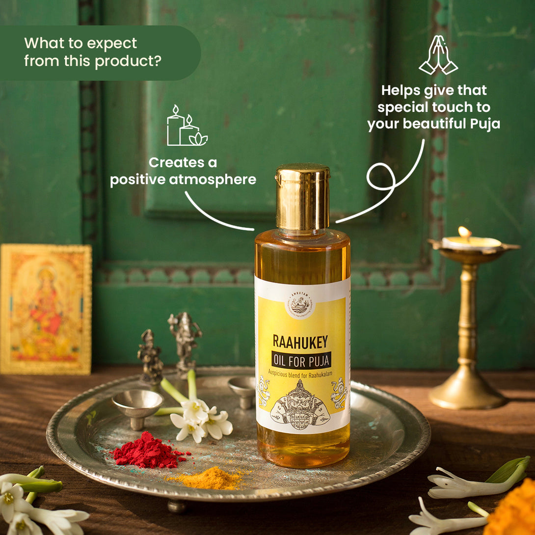 Amrutam Raahukey Oil for Puja