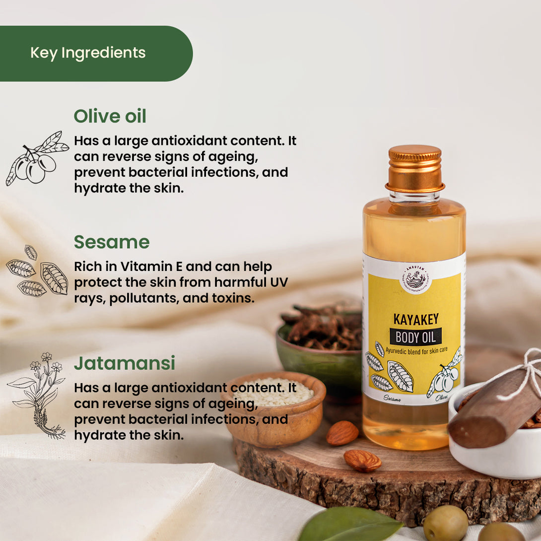 Kayakey Body Oil | Ayurvedic Blend For Body Massage